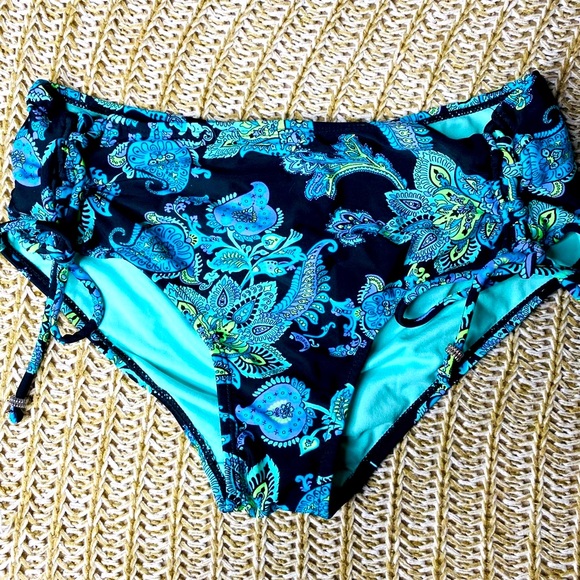 Other - High Waisted Sequined Bikini Bottoms